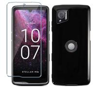 Xiangyun Funda para CROSSCALL Stellar-M6E Carcasa con 1 Pieza Protector de Pantalla Cristal Templado - Silicona Negro TPU Protección Anti-Choque, Anti-Arañazos Case (6.088")