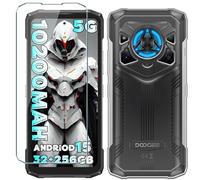 Xiangyun Funda para Doogee Blade 20 Play Carcasa con 1 Pieza Protector Pantalla Cristal Templado - Silicona Transparente TPU Protección Anti-Choque, Anti-Arañazos Case (6.6" Clear)