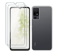 Xiangyun Funda para TCL 40 NxtPaper 5G Carcasa + 2 X Cristal Templado Membrana Película Protectora - Silicona Transparente Suave TPU Bumper Case Estuche Caso (6.6" Clear)
