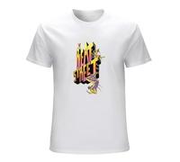 XiangZai Beat Street American 80S Drama Film Crew Neck Unisex Short Sleeve T-Shirt White L