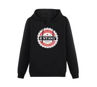 XiangZai Bintang Bali Beer Hoody Unisex Ptinted Hoodies Long Sleeve Men's Hooded with Pocket Black XL