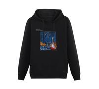 XiangZai Blue Guitars Chris Rea Pop Hoody Unisex Ptinted Hoodies Long Sleeve Men's Hooded with Pocket Black XXXL