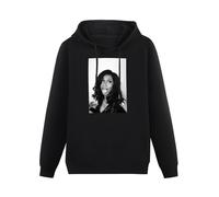 XiangZai Cardi B American Rap Singer Hoody Unisex Ptinted Hoodies Long Sleeve Men's Hooded with Pocket Black XXL