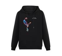 XiangZai Chris Rea The Blue Cafe Hoody Unisex Ptinted Hoodies Long Sleeve Men's Hooded with Pocket Black S