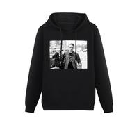 XiangZai G Eazy Photo Poster Hoody Unisex Ptinted Hoodies Long Sleeve Men's Hooded with Pocket Black XXL
