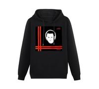 XiangZai Gary Numan Tubeway Army Telekon 1980 Hoody Unisex Ptinted Hoodies Long Sleeve Men's Hooded with Pocket Black XL