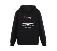 XiangZai Goldwing 1800 Homme Moto Hoody Unisex Ptinted Hoodies Long Sleeve Men's Hooded with Pocket Black M