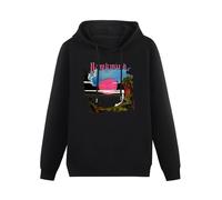 XiangZai Hawkwind Warrior On The Edge of Time Hoody Unisex Ptinted Hoodies Long Sleeve Men's Hooded with Pocket Black XXL