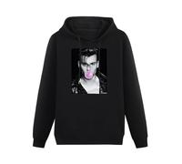 XiangZai Johnny Depp Icon Bubble Gum Hoody Unisex Ptinted Hoodies Long Sleeve Men's Hooded with Pocket Black XXL