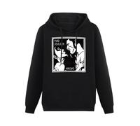 XiangZai Mad Season Hoody Unisex Ptinted Hoodies Long Sleeve Men's Hooded with Pocket Black XXL