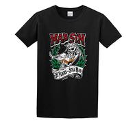 XiangZai Mad Sin 30 Years Still Mad Unisex 100% Cotton Short-Sleeve T-Shirts Black S