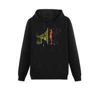 XiangZai Miles Davis Big Fun Hoody Unisex Ptinted Hoodies Long Sleeve Men's Hooded with Pocket Black XXXL