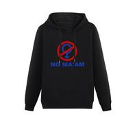 XiangZai No Ma'Am Funny Bundy Joke Parody Party Hoody Unisex Ptinted Hoodies Long Sleeve Men's Hooded with Pocket Black XL