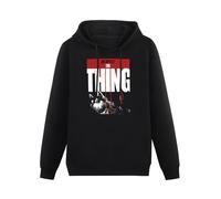 XiangZai The Thing Movie Poster Horror John Carpenter Hoody Unisex Long Sleeve Hooded with Pocket Black M