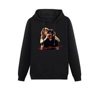 XiangZai Tom Cruise Risky Business 80S Movie Fan Hoody Unisex Long Sleeve Hooded with Pocket Black L