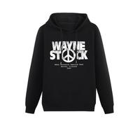XiangZai Waynes World Wayne Stock Grunge Festive Gift Hoody Unisex Long Sleeve Hooded with Pocket Black S