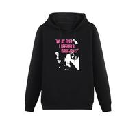 XiangZai Whatever Happened To Baby Jane Fan Hoody Unisex Ptinted Hoodies Long Sleeve Men's Hooded with Pocket Black XXXL