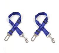 XIANTENG 2 Piezas Cinturón de Seguridad para Perro para Audi A6 C8-4A2 2018-2025, Ajustable 50-75cm Nailon de Alta Densidad & Gancho Giratorio 360° Correa de Seguridad, Blue