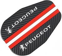 XIANTENG 2 Piezas Deflector Lluvia Retrovisor con Visera para Peugeot 3008 GT Line 2019-2024 2025, Aerodinámica Fibra Carbono Flexible Protección Exterior Coche Diseño Deportivo