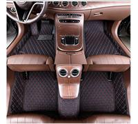 XIANTENG Alfombrillas de Coche a Medida para Buick Park Avenue 2007-2012 Cuero Ecológico Premium Impermeable Protección Interior Todas Las Estaciones,Black Red