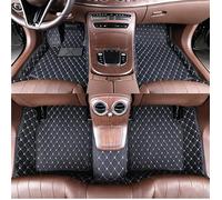XIANTENG Alfombrillas de Coche a Medida para Buick Park Avenue 2007-2012 Cuero Ecológico Premium Impermeable Protección Interior Todas Las Estaciones,Black Beige