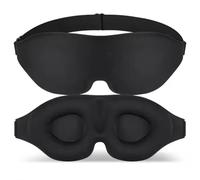 XIANYISS Maschera antifotica a 100% Unisex: Pressione Zero, Forma ergonomica a 3D per un movimento Degli occhi illimitato. Un Comfort lussuoso per i pisolini Durante i viaggi o in qualsiasi Momento.