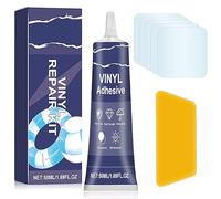 xianynow Kit de reparación de bañera de hidromasaje, impermeable, kit de parche de colchón de aire, transparente, para spa inflable, plato de ducha, parches de reparación de pinchazos, piscina, PVC