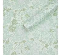 Xiao Hua impresión, estampado en caliente, papel de embalaje en relieve, ramo de flores, flores de papel floral, 58 x 52 cm (verde)