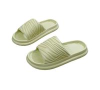 Xiao Hua Pantuflas de ducha antideslizantes de secado rápido para mujer, cojín ultrasuave, suela gruesa, comodidad similar a una nube, sandalias de baño para interiores y exteriores, pantuflas ligeras