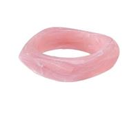 Xiao Hua - Pulsera cuadrada de resina acrílica para mujer, diseño geométrico irregular, rosa, 2.5 x 2.5 pulgadas, acrílico, 2.5 x 2.5 pulgadas, acrílico, 2.48*2.48inch, Acrílico.