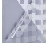 Xiao Hua regalos, flores frescas, papel de embalaje de caja de regalo, forro de ramo estampado impermeable, flores frescas, papel de embalaje de regalo (gris)