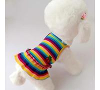 XIAO HUA Vestido de perro dulce para cachorros, lindos vestidos de princesa para gatos, falda para perros pequeños (A145, M)