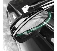 XIAOBINGFA 2 Piezas Auto Espejo Retrovisor Lluvia Ceja para Ford Focus Turnier 4 (IV) HP I 2018-2024 -, Protector de Lluvia Coche Retrovisor Cejas Lluvia Fibra Carbono Accesorios