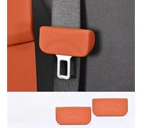 XIAOBINGFA 2 Piezas Fundas de Silicona para Hebilla de Cinturón de Seguridad de Coche para Dacia Sandero Stepway 3 2020-2023 2024, Casos Protectora para Clip de Seguridad de Coche,Front Button-B