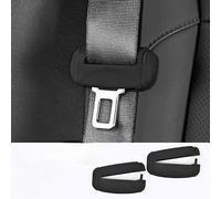 XIAOBINGFA 2 Piezas Fundas de Silicona para Hebilla de Cinturón de Seguridad de Coche para Mercedes Benz EQB X243 I 2021-2024, Casos Protectora para Clip de Seguridad de Coche,Back Button-A