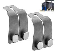 XIAOBINGFA 2 Piezas Ganchos para Asientos para Opel Astra H Caravan AB Bj. 2004-2010 -, Gancho Reposacabezas de Coche Multifuncionales Ganchos de Gancho Trasero para Asiento de Coche,Grey