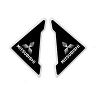 XIAOBINGFA 2 Piezas Protectores de Esquina para Puerta de Coche para Mitsubishi Pajero IV 2012-2015, Cubierta Protectora Esquina Puerta de Coche Anti-Scratch Pegatina,Black