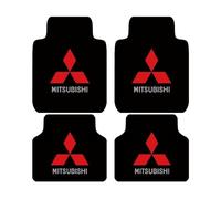 XIAOBINGFA 4 Pieza Alfombrillas de Coche para Mitsubishi Pajero Sport III 2016-2019, Juego Moqueta Antideslizante Alfombras Protectoras Resistente Duradero Protector