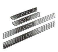 XIAOBINGFA 4 Piezas Acero Inoxidable Protector Umbral Puerta Coche para Opel Corsa D A B C E F OPC Accessories 2021-2017, AntiarañAzos Bienvenidos Pedal Accesorios de AutomáTico