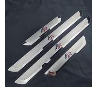 XIAOBINGFA 4 Piezas Acero Inoxidable Protector Umbral Puerta Coche para Seat Leon Arona Ateca Ibiza FR, AntiarañAzos Bienvenidos Pedal Accesorios de AutomáTico