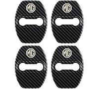 XIAOBINGFA 4 Piezas Cubierta de Cerradura de Puerta para MG E Motion 2025-2020, Acero Inoxidable de Protección de Cubierta de Cerradura de Puerta de Coche,Black