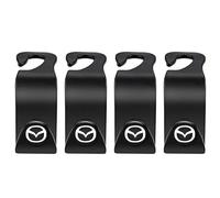 XIAOBINGFA 4 Piezas Ganchos para Asientos para Mazda CX-30 CX30 2017-2024, Reposacabezas Multifuncionales Ganchos Trasero Organizador de Almacenamiento Asiento Trasero