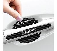XIAOBINGFA 8 Piezas Manija de La Puerta del Automóvil Película Protectora para Suzuki Spacia Baleno SX4 Vitara Jimny, Películas Protectoras para Manijas de Coche