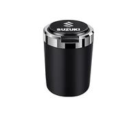 XIAOBINGFA Cenicero Coche para Suzuki Vitara Ignis Swift Sx4 Across Swace Jimny, Cenicero A Prueba de Viento con Tapa Gran Capacidad Sellada Ignífuga Desmontable Accesorios de Coche