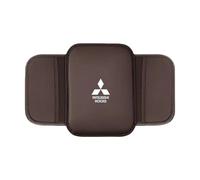 XIAOBINGFA Cojín de Apoyabrazos Central Coche para Mitsubishi L200 Ⅴ Single Cab 2015-2018, Funda Consola Central para Apoyabrazos Reposabrazos Cubierta Protección,Brown