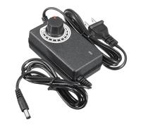 XIAOCLI Adaptador de Fuente de alimentación Ajustable 3V 5V 6V 9V 12V 18V 24V 1A 2A 5A Adaptador de Potencia Universal 220V a 12V Adaptador Cargador Ajustable(9V-24V 1A Adapter,2)