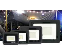 XIAOCLI DC12V Luz de inundación LED 2 0W 30W 50W 100W Foco de Luces de inundación al Aire Libre IP66 Luces LED de 12 voltios de luz de luz de luz Impermeable(50W_DC 12V)