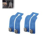 XiaoerYu Coozyland - 2 ganchos para coche, ganchos de cuero de doble gancho premium, organizadores universales de asiento, perchas de cabina de larga duración, ganchos de almacenamiento