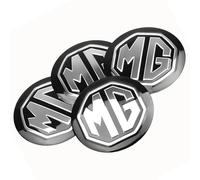 XIAOFEIDAFA 4 calcomanías para tapacubos centrales de Rueda de Coche para MG E Motion 2020-2025 56mm, Tapa del Centro de Rueda Emblema Adhesivo Insignia