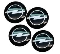 XIAOFEIDAFA 4 calcomanías para tapacubos centrales de Rueda de Coche para Opel Corsa E 2014-2019 60mm, Tapa del Centro de Rueda Emblema Adhesivo Insignia